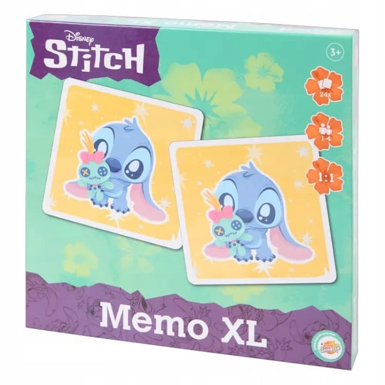 Intro Disney Stitch Fun Memo-Spiel XL 24 Teile
