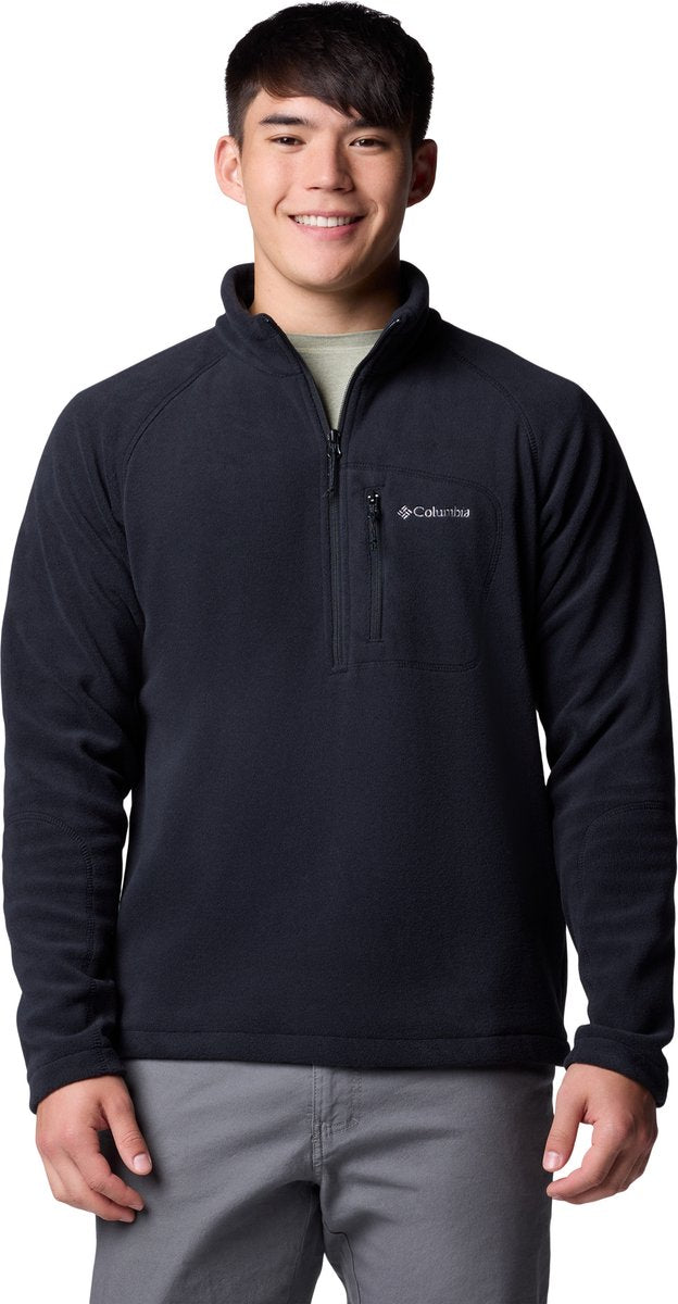 Columbia Fast Trek™ III Half Zip Fleece Herren-Outdoor-Pullover – Schwarz – Größe XXL