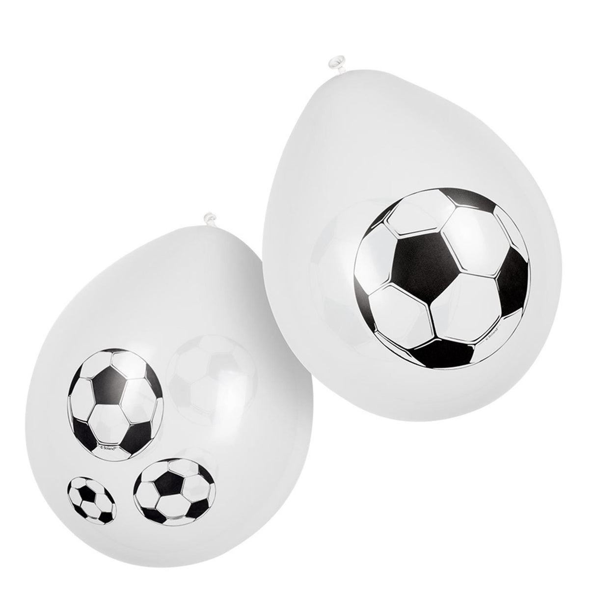 Boland Luftballons Fußball-Set bestehend aus 6 Stück ø25cm