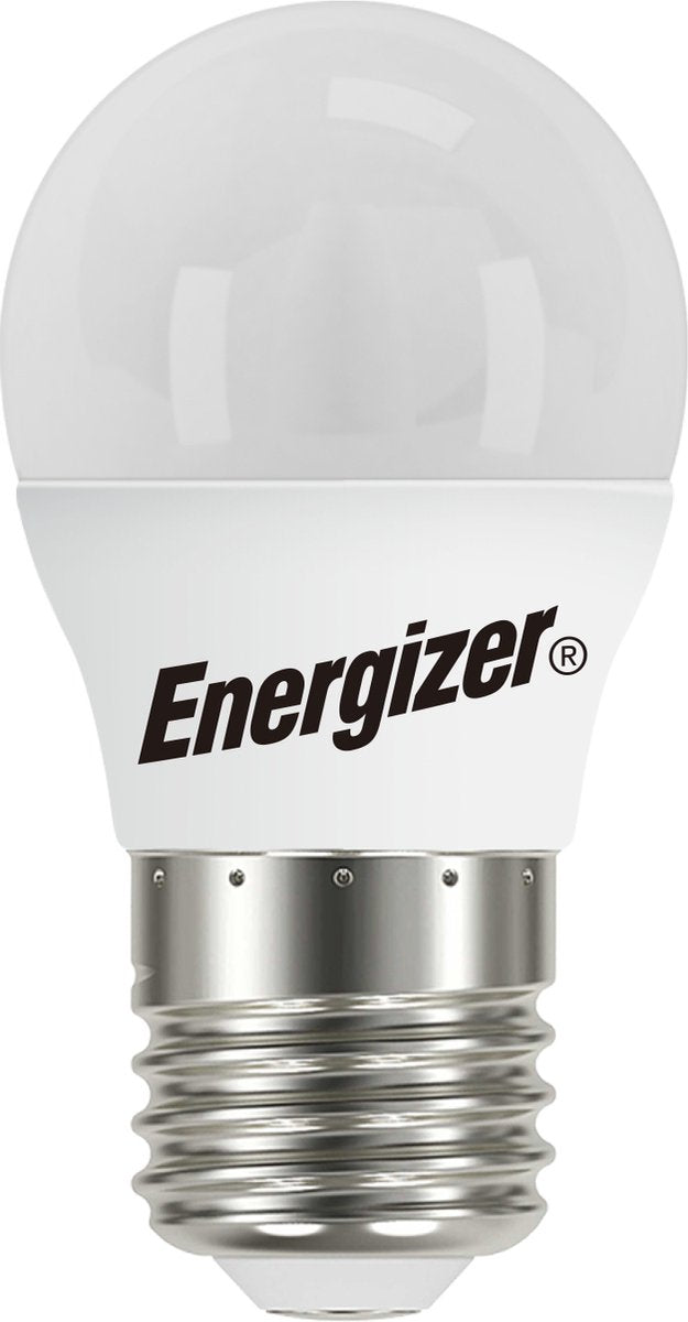 Energieeffiziente LED-Kugellampe von Energizer – E27 – 5,5 Watt – warmweißes Licht – dimmbar – 5 Stück