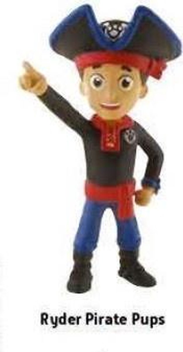 Paw Patrol Piratenwelpen Ryder Tortenaufsatz Dekoration 7 cm.