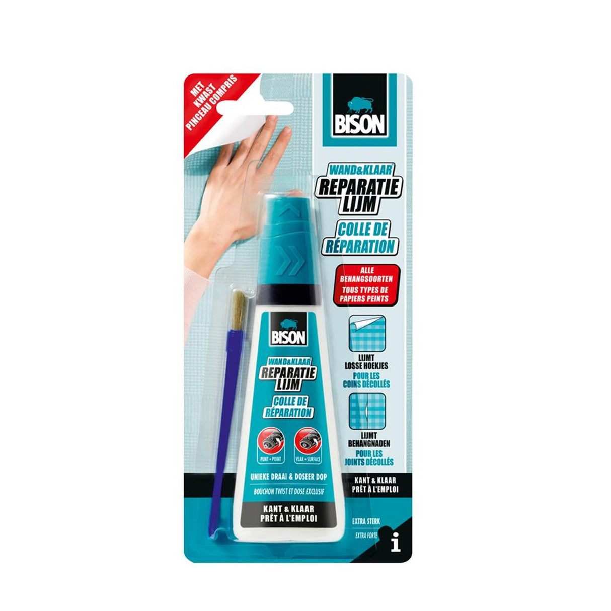 Bison Wand-Reparaturklebstoff für Tapeten