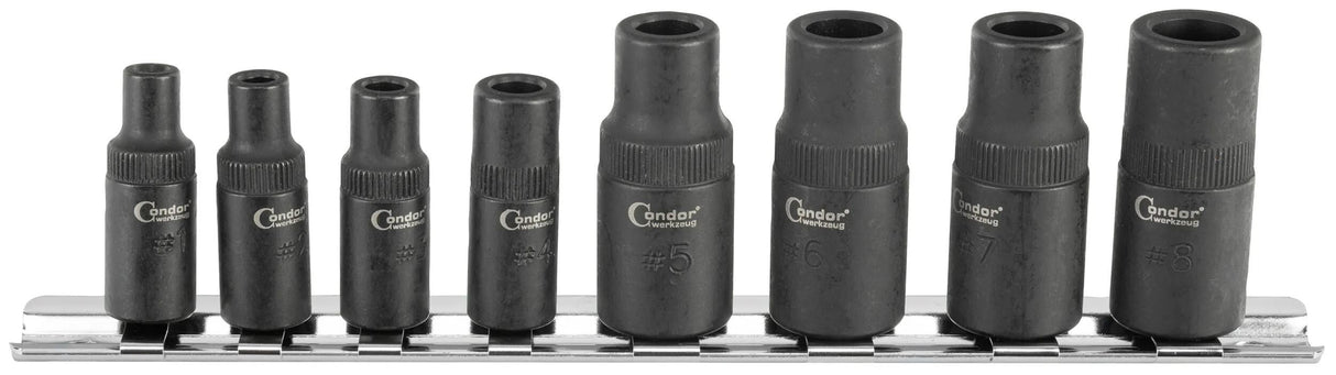 Condor Werkzeughalter-Set 9678 Schrauben-Konuswinkel-Set 8-tlg.