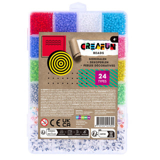 Creafun Perlen 24 Arten | 4 Stück