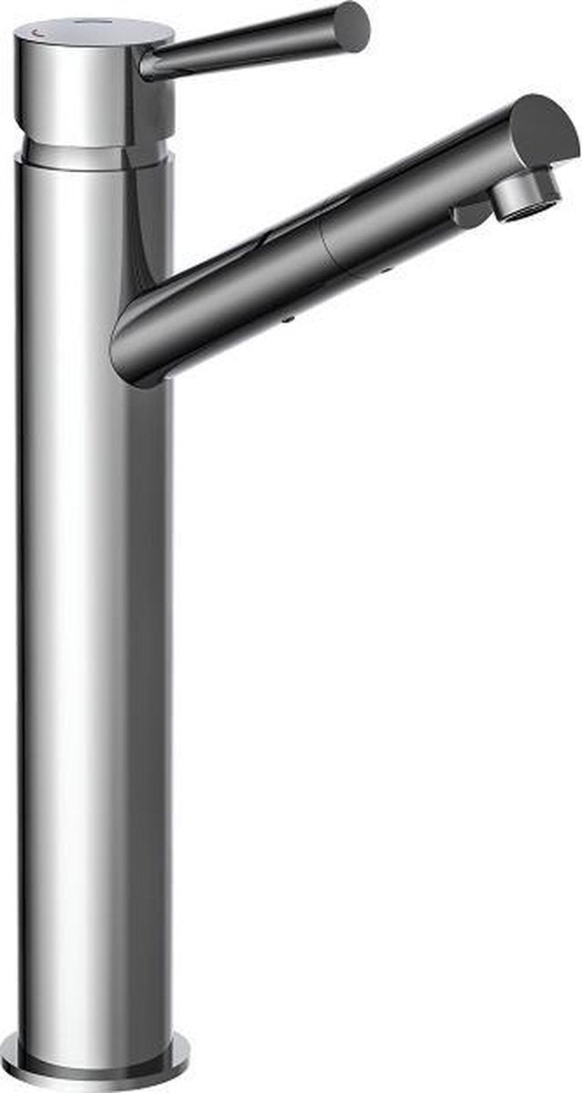 Schütte Washbeasin -Mixer High Cornwall 196 mm Chrom -gelenkt