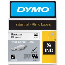 Dymo Schrumpfschlauch Rhino 18055 12mmx1,5m weiß