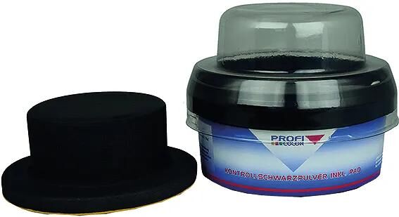 Profi Color Profi Farbkontrollpulver Kontrollschwarzpulver 100gr. inkl. Pads