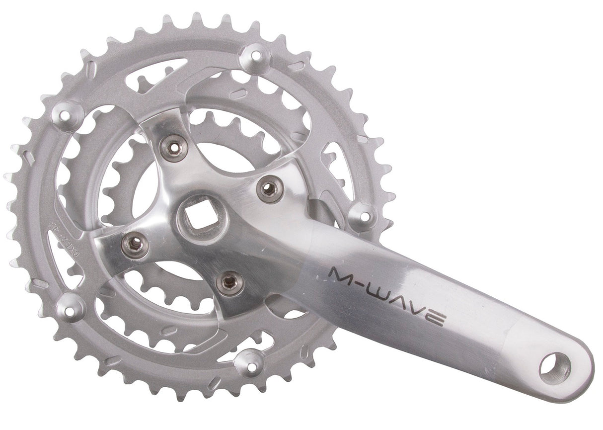 M-Wellen-Kurbel 22 32 42T 170 mm 7-8 Geschwindigkeit Silber