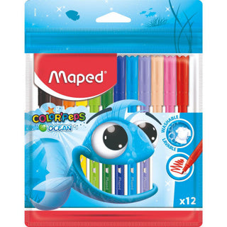 Maped Filzstifte Ozean 12 Stück | 4 Stück