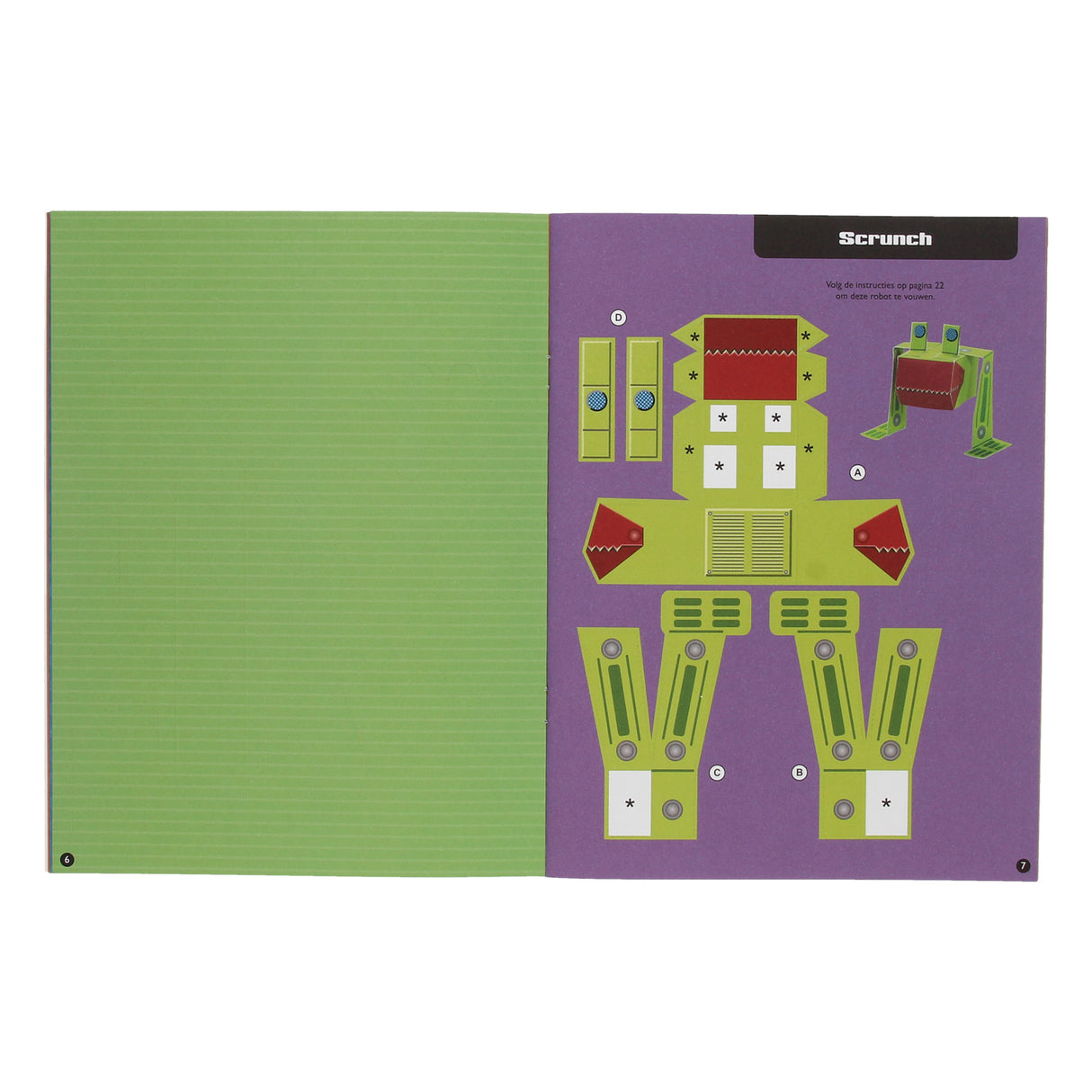 Gewinnt das Bastelbuch von Holland Paper Toys – coole Roboter