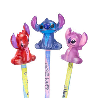 Stitch Squishy-Bleistiftaufsatz, sortiert | 18 Stück