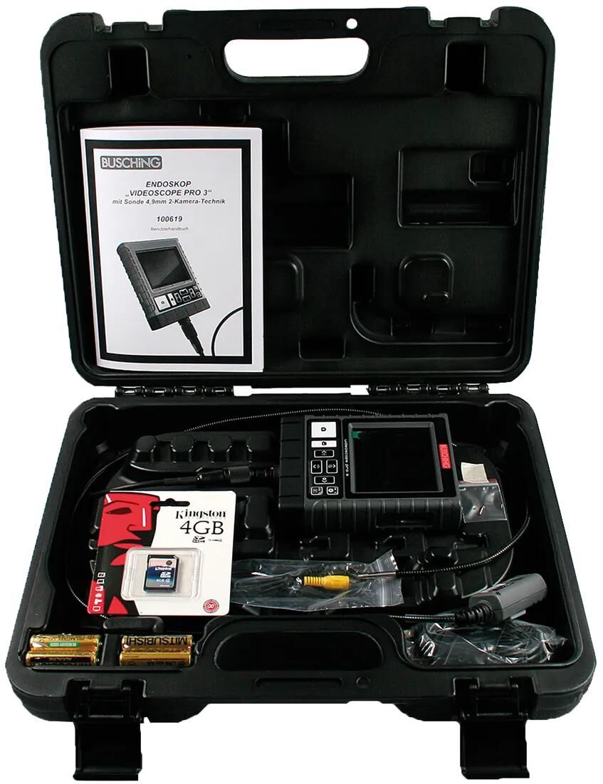 Busching Endoskop Pro3 2 Kamerasonde. VideoskopPro 3 Boost.
