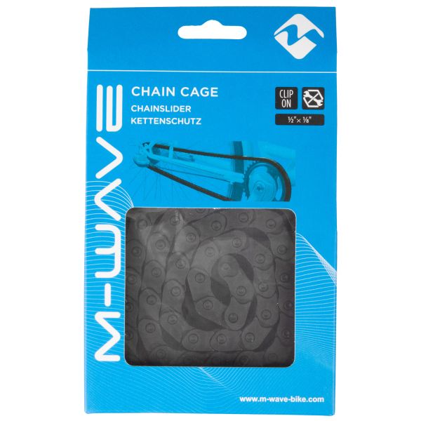 Messinglager M-Wave Kettenkäfig schwarz für Singlespeed 1 2 x 1 8