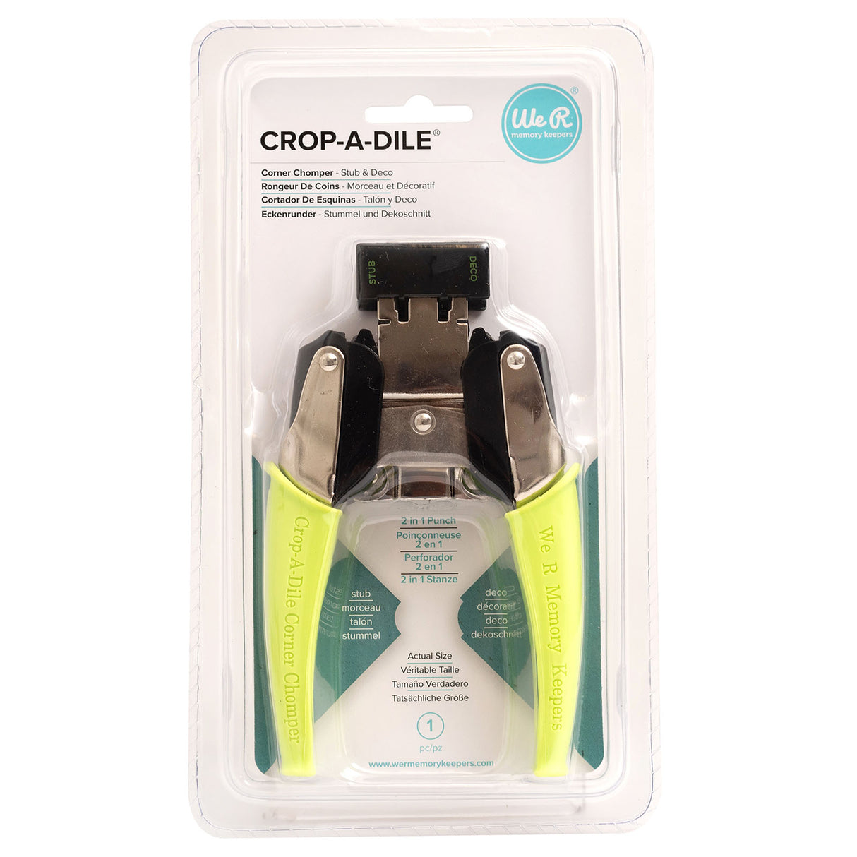 Wir sind Macher • Crop-a-Dile Corner Chomper Stub Deco