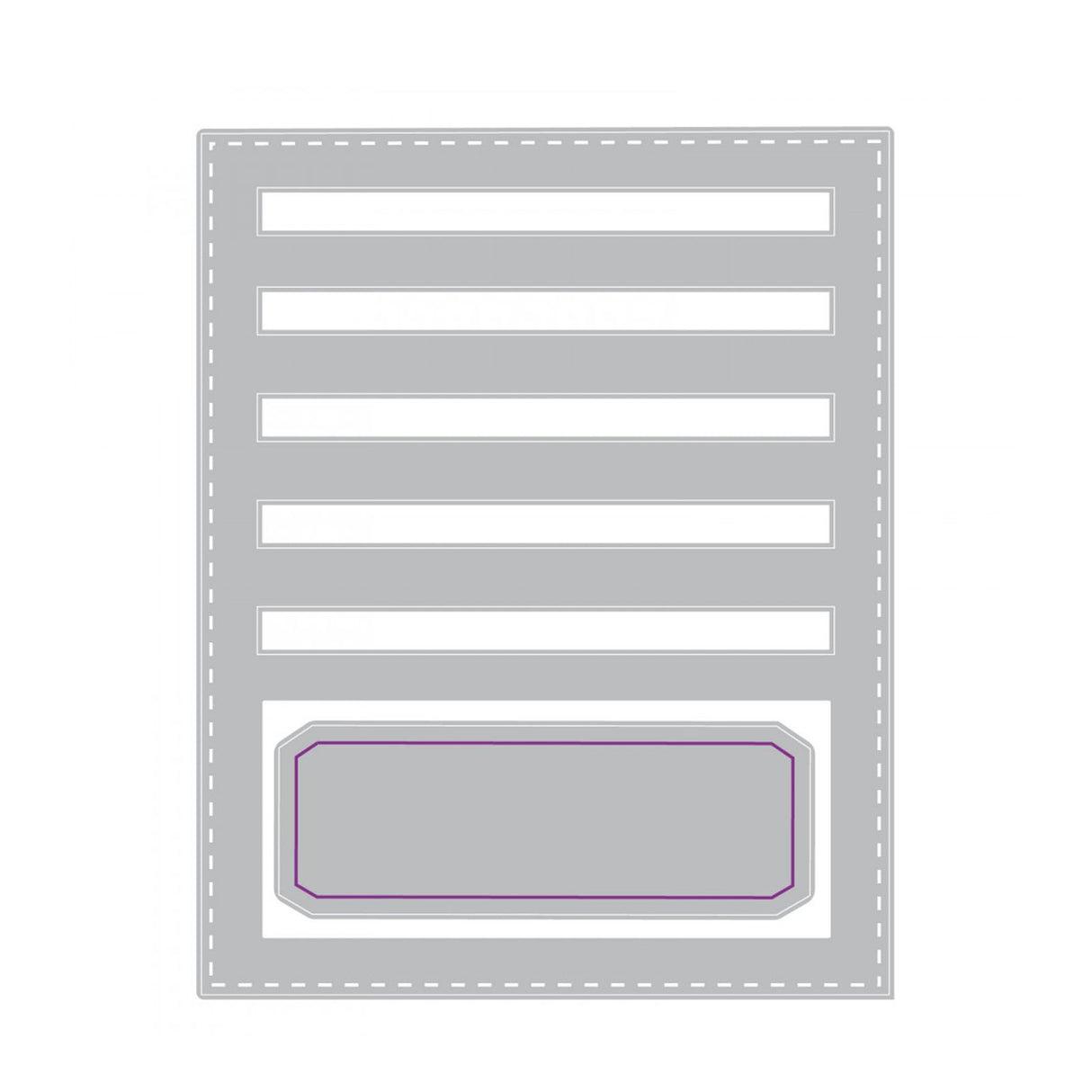 Sizzix • tim holtz thinlits die set stitched slots 2pcs