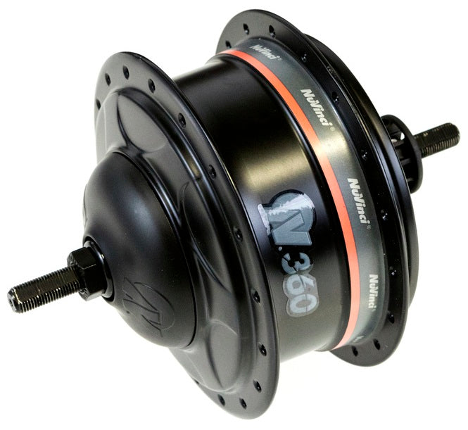 Shimano Nuvinci N360 Hinterradnabe Roller Brake V-Brake 36 Löcher schwarz blank