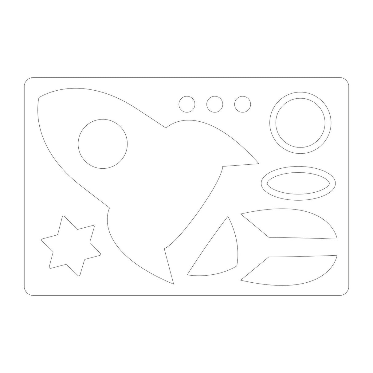 Sizzix • bigz l die space rocket