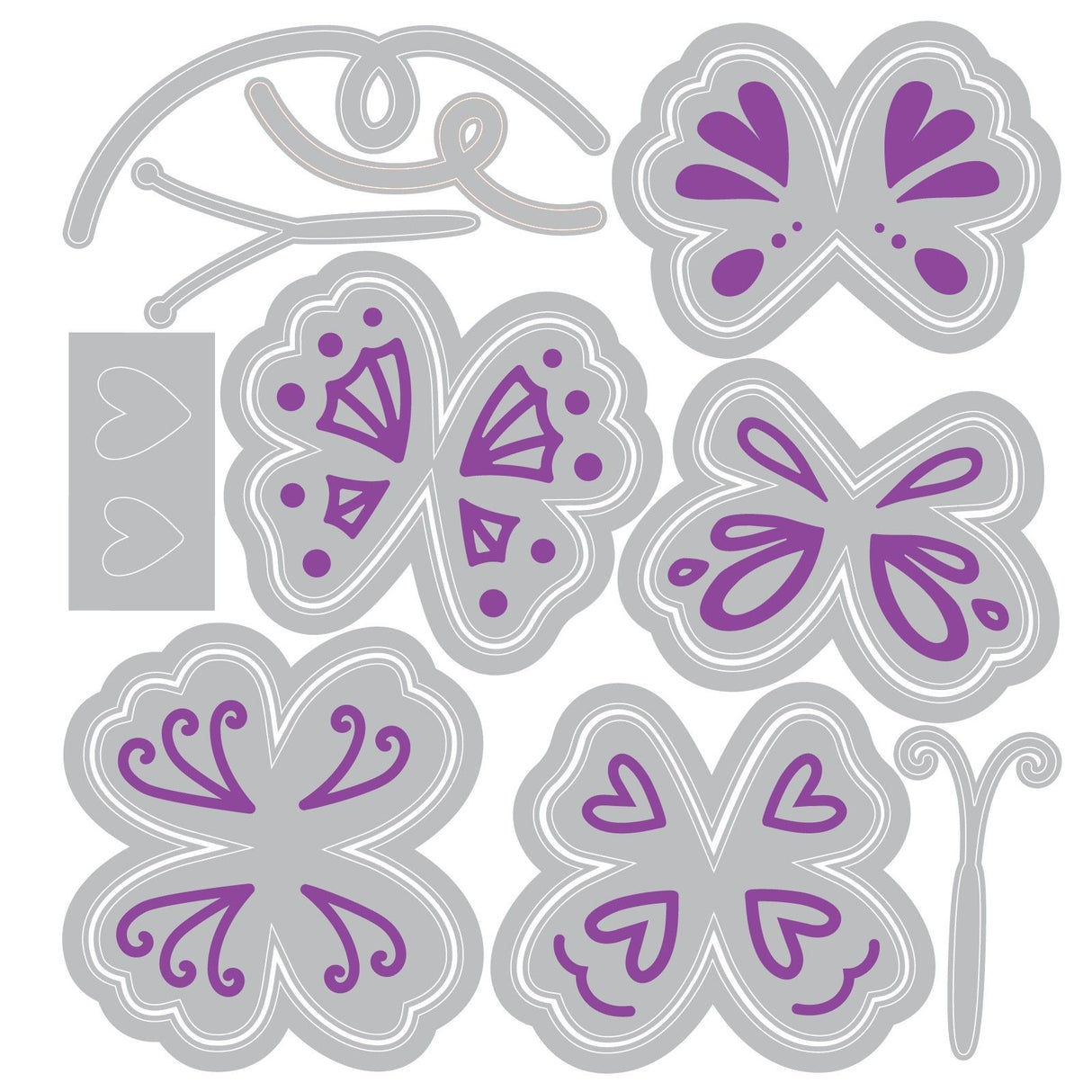 Sizzix • framelits die set bright butterflies nr.2 by catherine pooler 10pcs