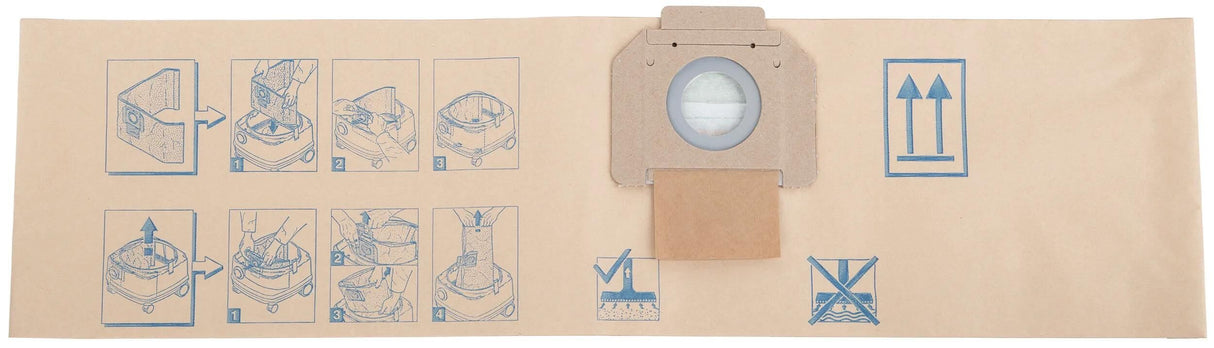 Nilfisk Blue Line Staubsaugerbeutel Filterbeutel Pack.a 5 Stk. F. sq450-11