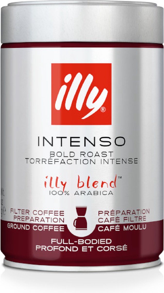 Illy - Kaffee gemahlener Filterkaffee mit intensiver Röstung