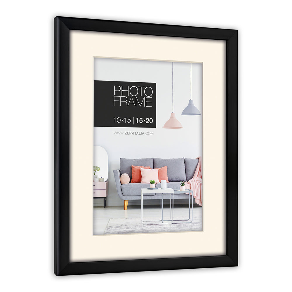 Zep Fotorahmen NP68B Edison Schwarz 10x15 15x20 cm