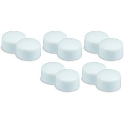 Magneten viking 10mm wit 10 stuks