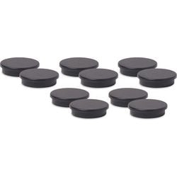 Magneten viking zwart 30mm 10 stuks