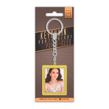 ZEP -Fotokey Ring AA9G Gold 35x45 mm