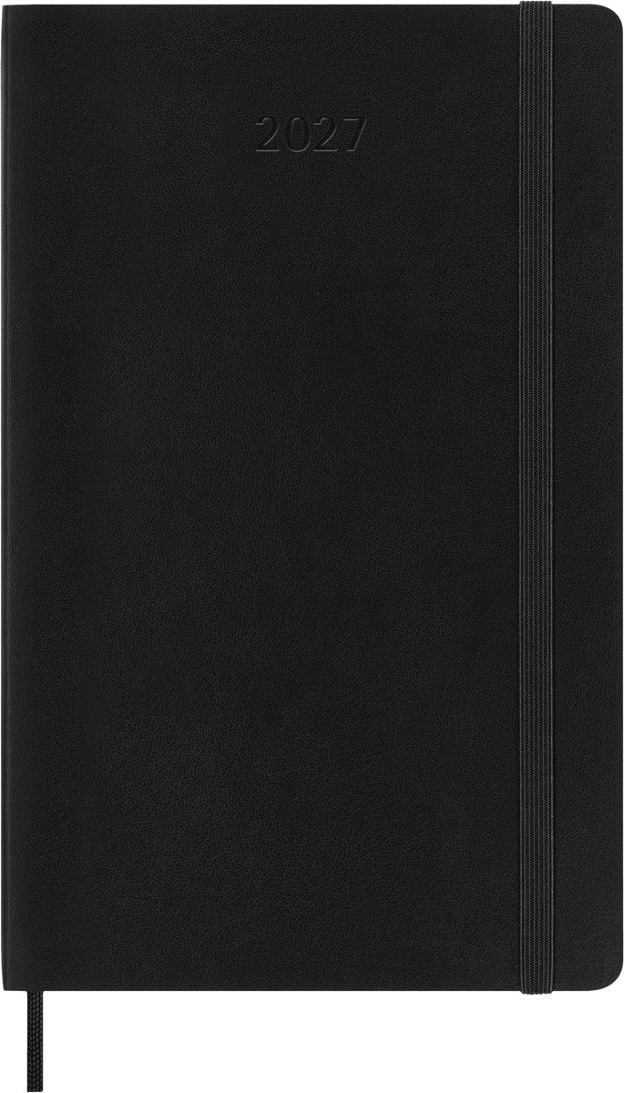 Moleskine 12-Monats-Tagebuch – 2027 – monatlich – groß – Softcover – schwarz