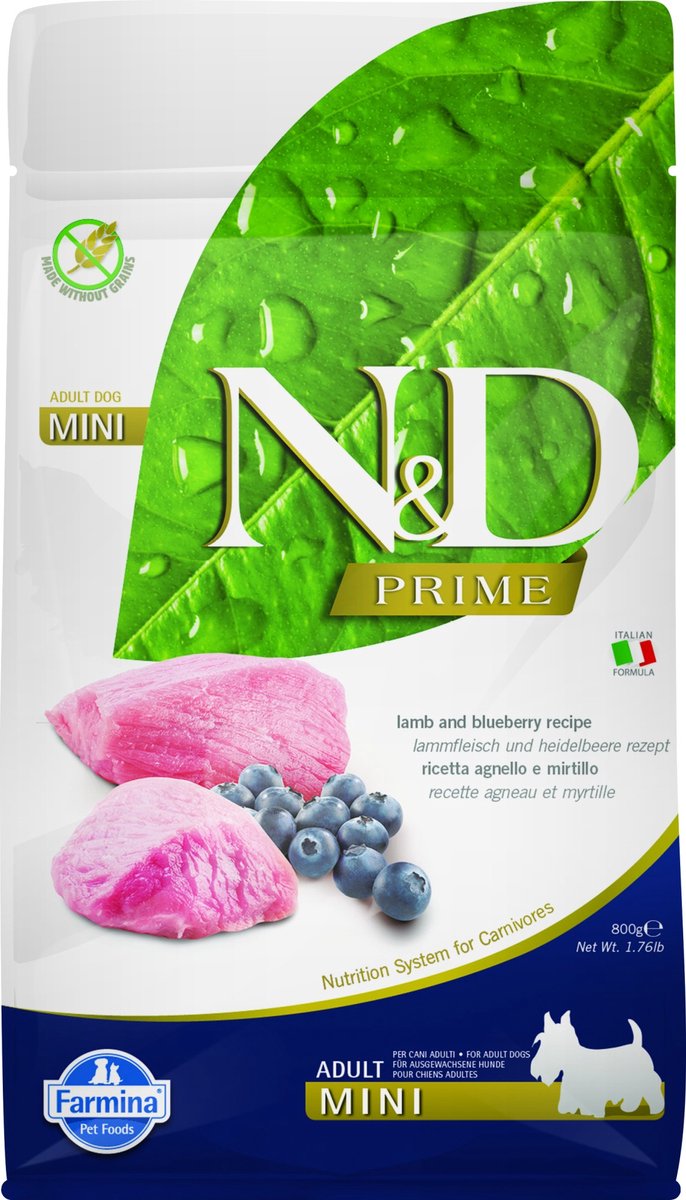Farmina n d Prime Hundefutter Lamm kleine Rassen 800 gr.
