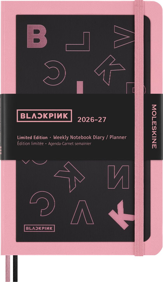 Moleskine 18-Monats-Tagebuch – 2026 27 – Blackpink – wöchentlich – groß