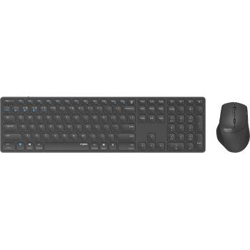 Rapoo 9800m kabelloses Multim. Klingen-Combo-Set in voller Größe, dunkelgrau, QWERTY US