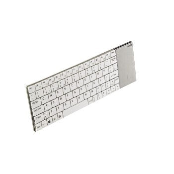 Rapoo E2710 2,4 GHz kabellose, ultraschlanke Multimedia-Tastatur mit Benutzeroberfläche, Weiß