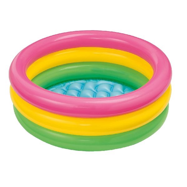 Baby Schwimmbad Sonnenuntergang Glühen