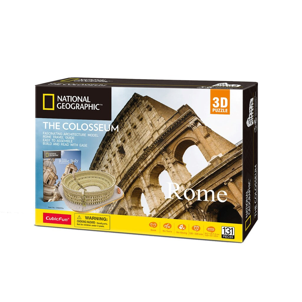 Kubisches lustiges 3D-Puzzle National Geographic Das Kolosseum