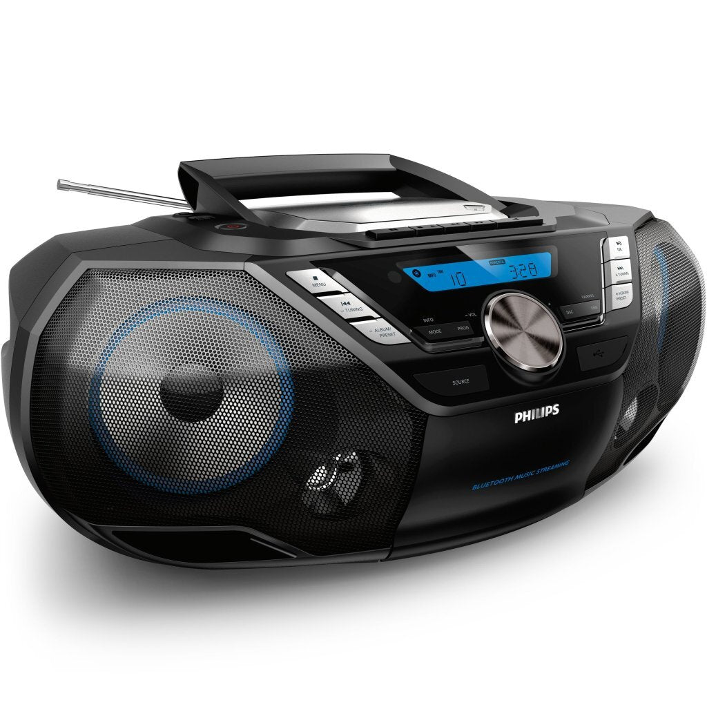 Philips AZB798T 12 Tragbarer CD-Radio-Player Schwarz