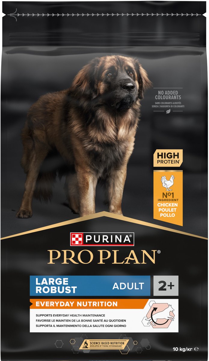 Pro plan purina® ® large robust adult - dog food - chicken - 10 kg
