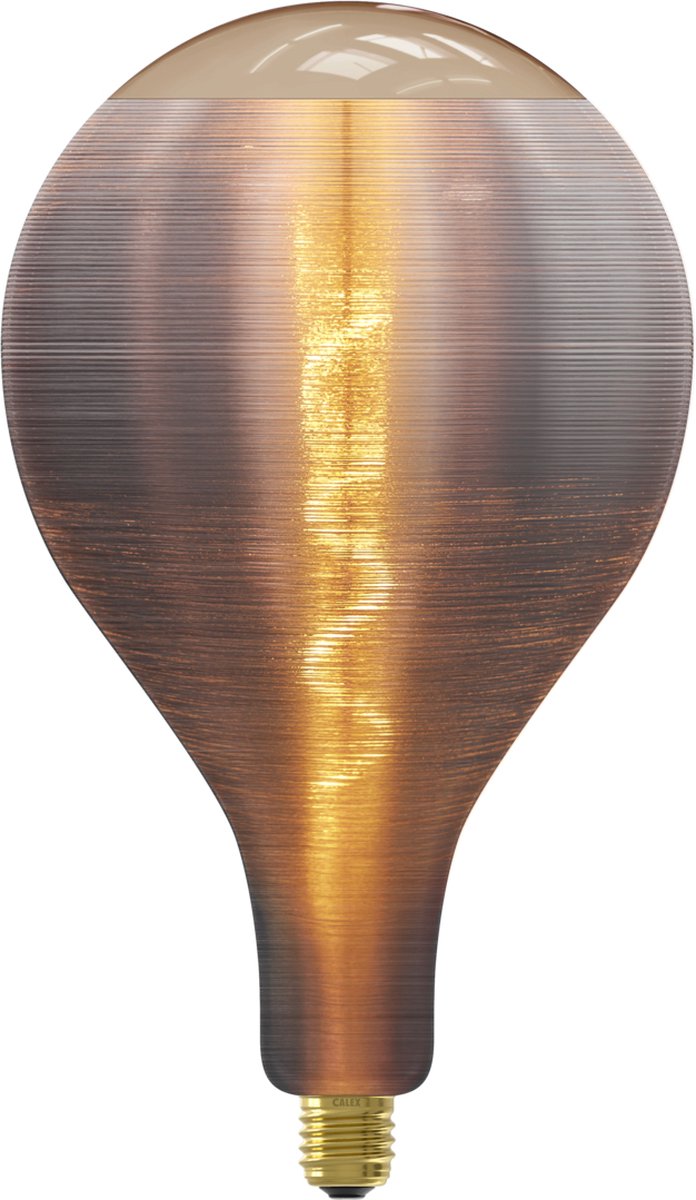 Calex silk series led lamp - ps160 - grijs - e27 - 4w - dimbaar