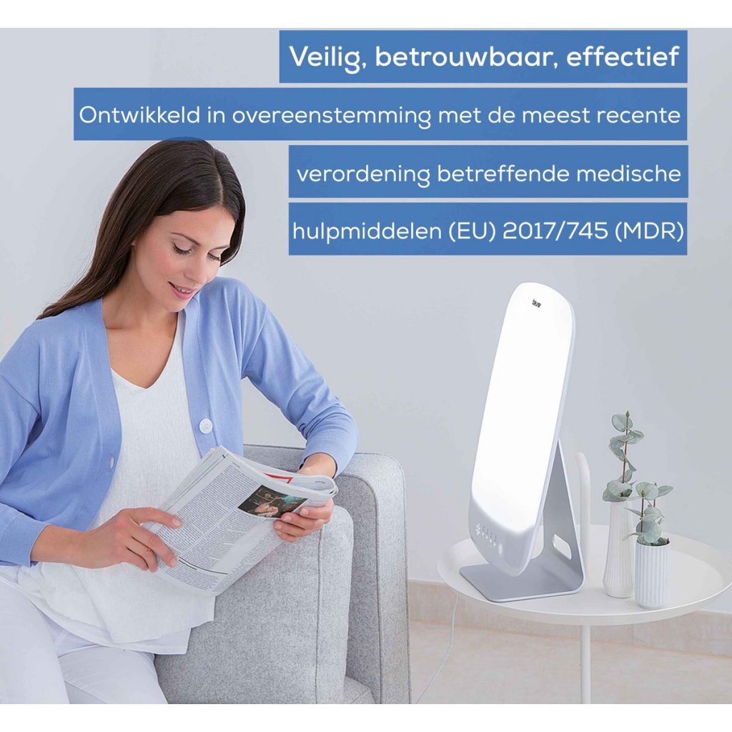 Beurer Beurer TL95 Lichttherapielampe 10000 Lux 30x37 cm Silberweiß