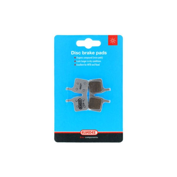 ELVEDES SCHEDIGKEIT BREMS BLOCK SET 6902T (pro Paar) Grau