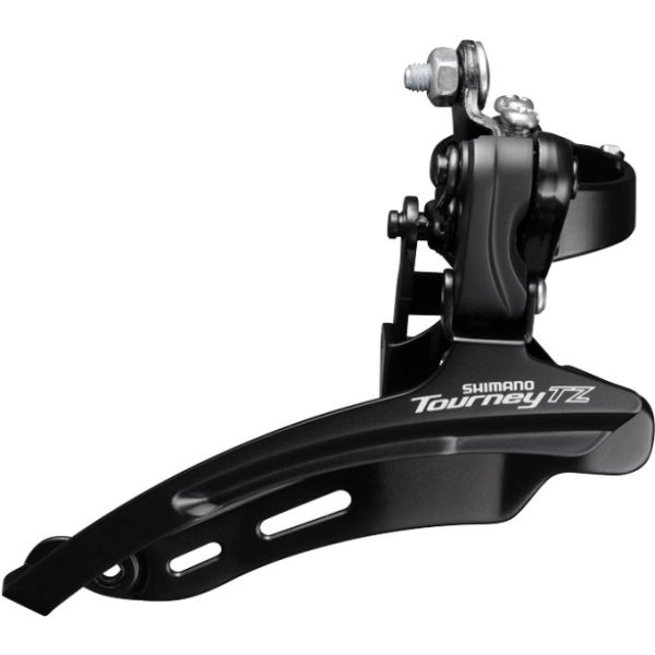 Shimano Umwerfer Tourney TZ FD-TZ510 – 6 7 Gänge – Down Swing – hohe Klemme ø28,6 mm – 48 Zähne