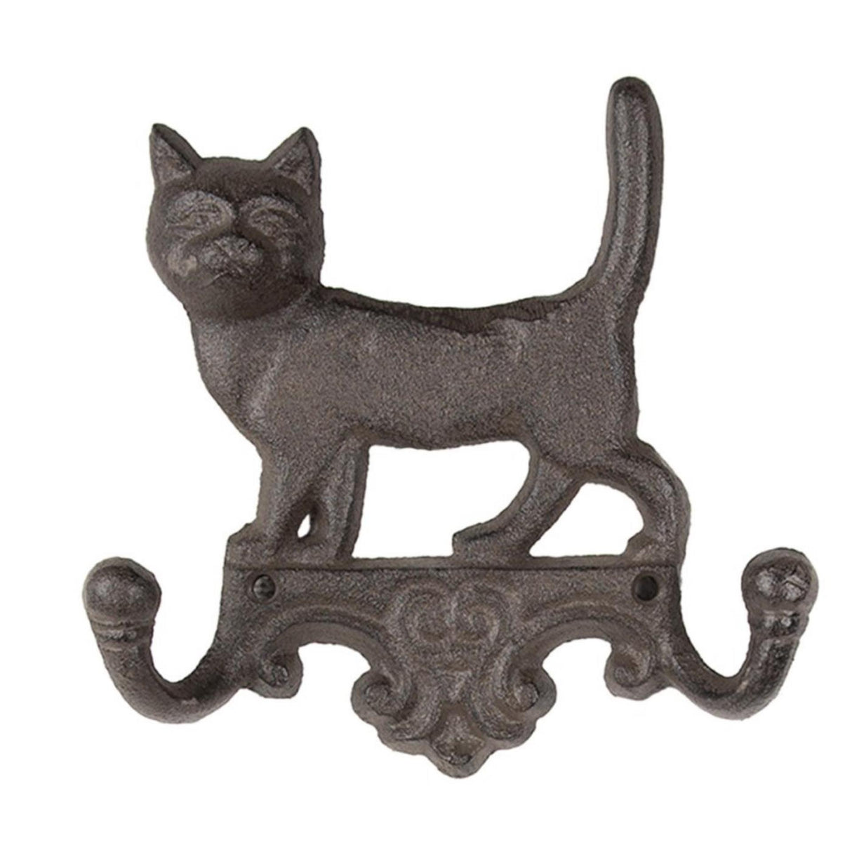 Clayre Eef Wandgarderobe Katze 16x4x16cm