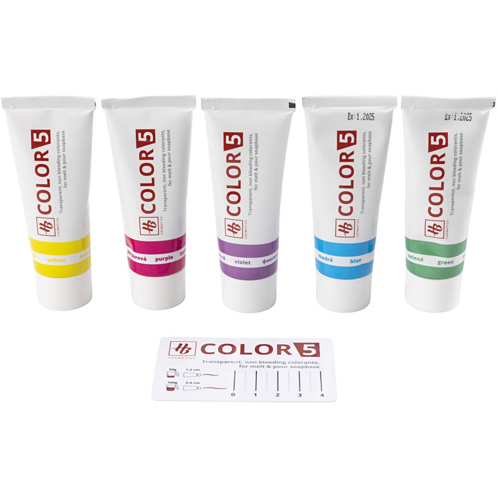 Creativ Company Seifenfarbe, 5x30gr