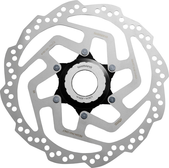 Shimano Bremsscheibe sm-rt10 – 180 mm – Zentralverschluss (Werkstattverpackung)