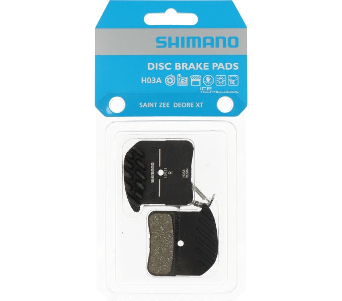 Shimano Scheibenbremsbelagsatz H03A Harz mit Kühlrippen