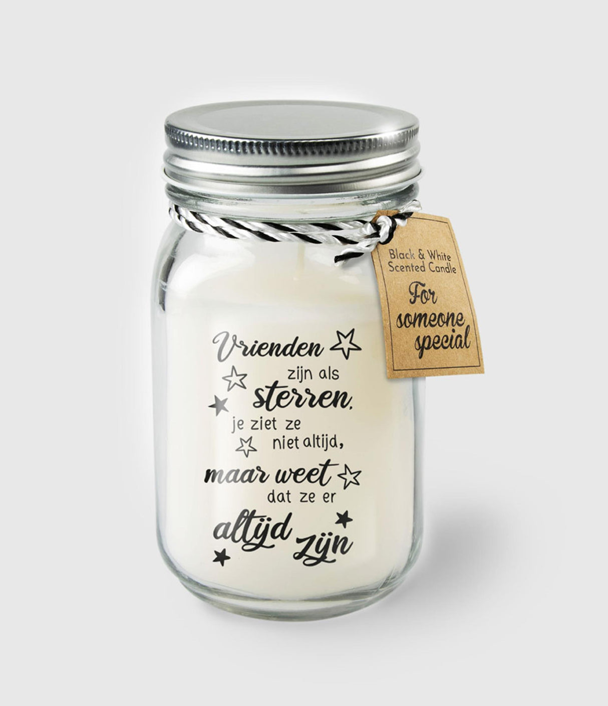Paperdreams Duftkerze im Glas – Freunde