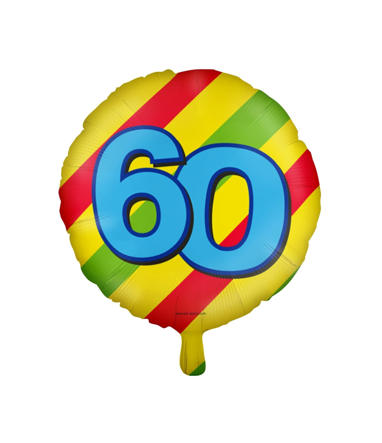 Paperdreams fröhlicher Folienballon – 60 Jahre