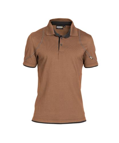 Dassy Polo Orbital Braun Grau XL