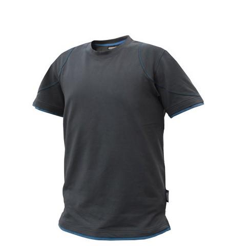 Dassy T-Shirt Kinetic Grey Azurblau S