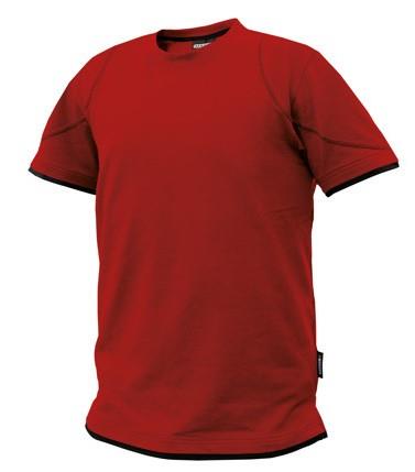 Dassy T-Shirt kinetic rot schwarz l